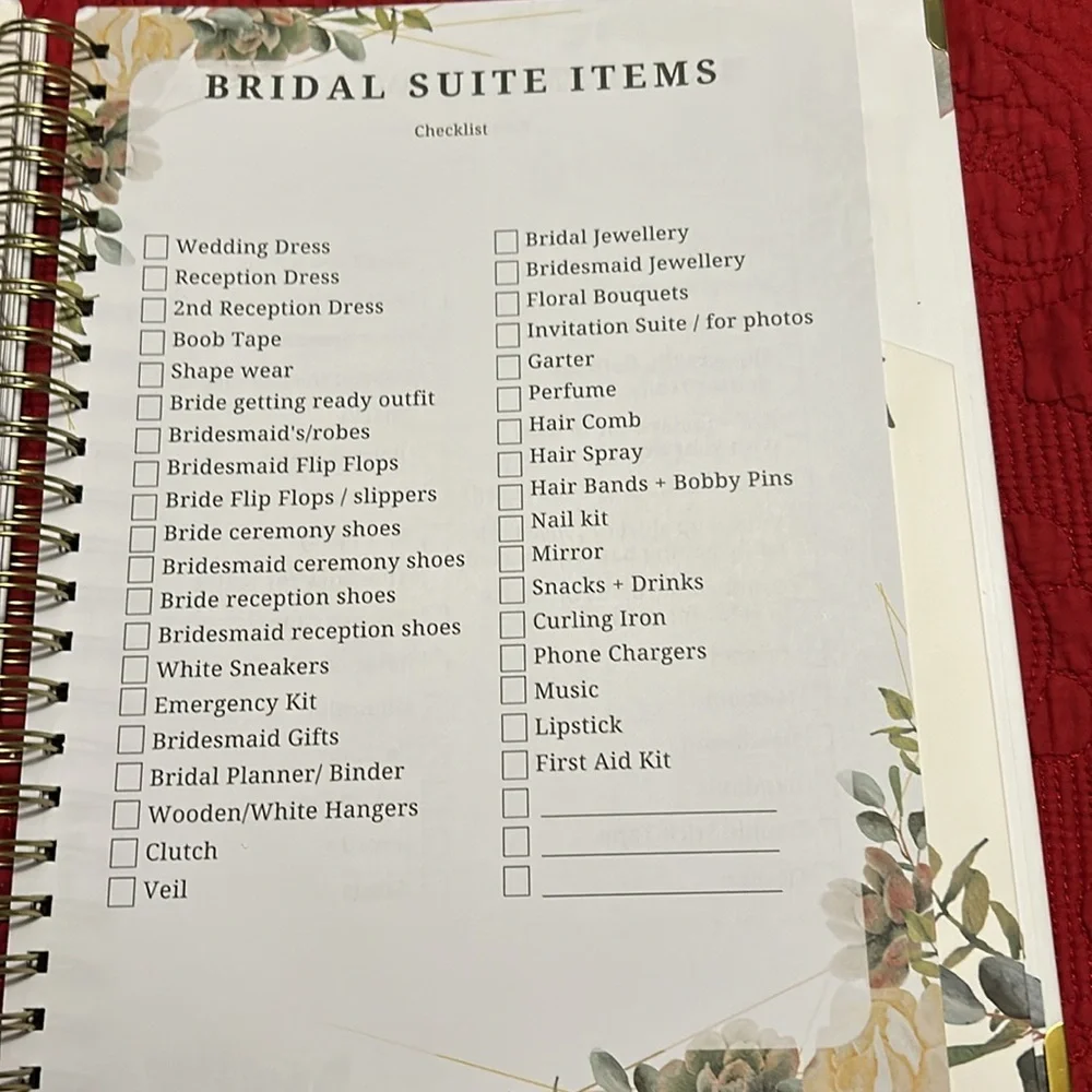 Wedding planner